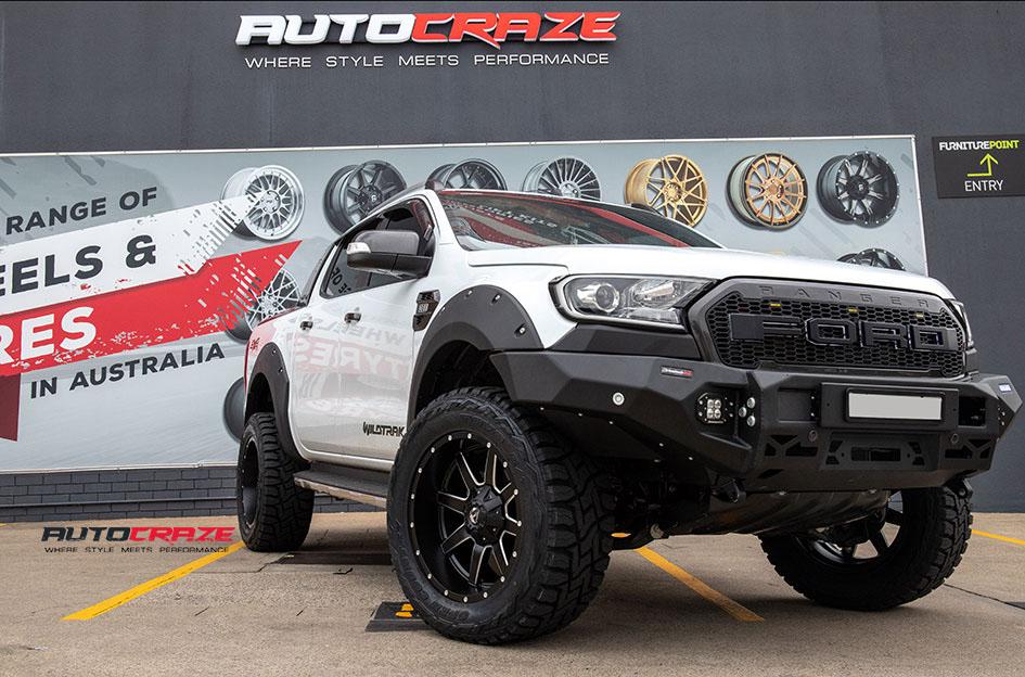 FORD RANGER MAVERICK GLOSS BLACK MILLED ACCENTS